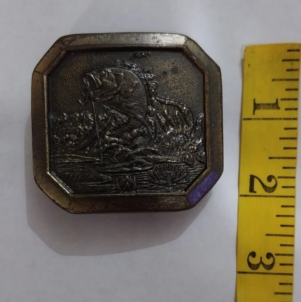 Belt buckle fish vintage